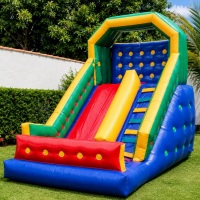 Tobogã inflável para festas e eventos - Fazendo a Festa Brinquedos