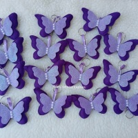 Chaveiros borboletas jardim Encantado
