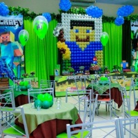 Minecraft em nosso casa de festa de Ipatinga