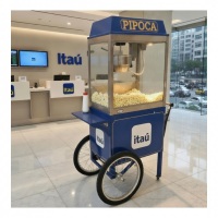 Aluguel de carrinho de pipoca gourmet para a��es corporativas e endomarketing em S�o Paulo