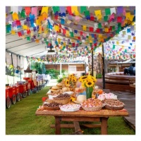 Barraquinhas para Festa Junina em SP com comidas t�picas, buffet junino, carrinhos tem�ticos