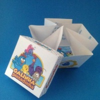 Convite caixinha - Galinha Pintadinha