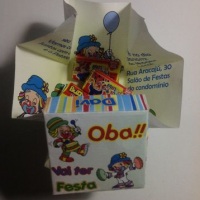 Convite caixinha - Patati Patata