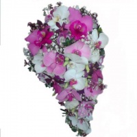 bouquet de noiva c/ orquideas