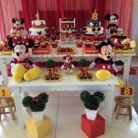Decorao aniversrio Minnie e Mickey