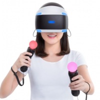 PS4 VR + Controles Move