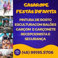 PRESTAO DE SERVIOS PARA FESTAS, ANIVERSRIOS INFANTIS E EVENTOS EM GERAL EM FLORIANPOLIS SC