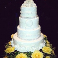 bolo fake de casamento