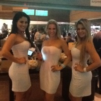 Recepcionista em camarote  no morumbi- movimento por um futebol melhor