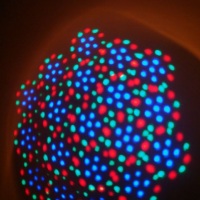 Efeito de maquina de led