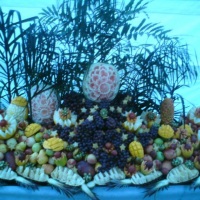 decora��o de frutas
