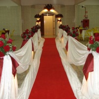 corredor de noiva no salao