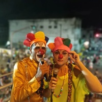 Foto tirada em Trio Eltrico no carnaval de Salvador.  Bloco Kids com msicas infantis
