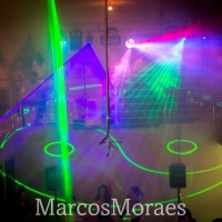 Laser que escreve frases nas paredes