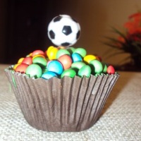 cupcake futebol