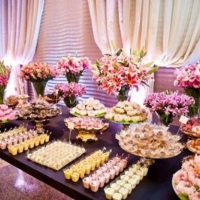Sugesto de mesa de doces - A mesa de doces em casamento ou aniversrio sempre ser uma atrao do e