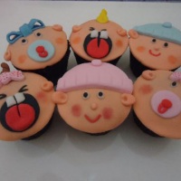 Cupcakes para maternidade