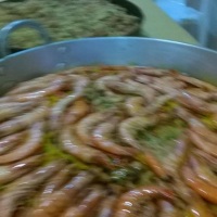paella de frutos do mar  tradicional,alta qualidade na cozinha com equipe perolizada e profissionai