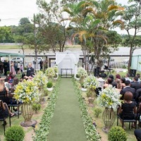 cerimonia jardim frente Lagoa