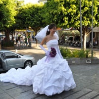 Casamento Matriz de So Roque.
Vestido e Cerimonial