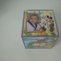 Fotocubo personalizado com foto ou molduras