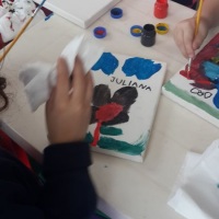 Espao Kids , pintura em tela