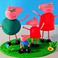 TOPO DE BOLO INFANTIL, PEPPA PIG 10 CM