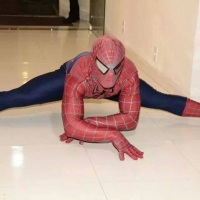 Spiderman personagem vivo