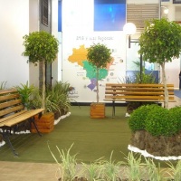 praa com plantas naturais para eventos