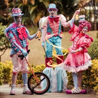Trio de Palhaços Circo Rosa