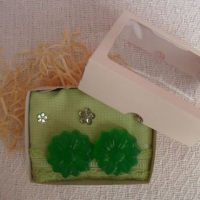 Kit Duo Flores - Mini sabonetes com toalha decorada