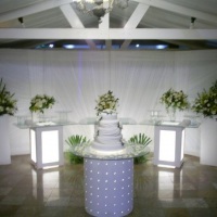 Casamento branco e verde