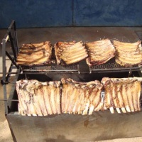 costela de chao na churrasqueira