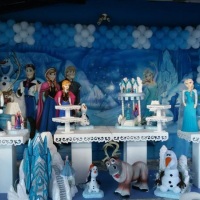 Frozen - Aventura congelante - Festa decorada pela Maria Fumaa Festas