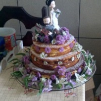 Naked Cake para casamento