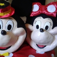 Mickey e Minie Personagem Vivo  - Clssico/Circo e Safary