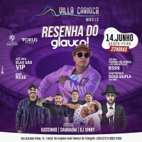 Flyer Resenha do Glauco Villa Carioca