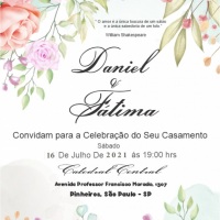 Convite de Casamento Daniel & Ftima