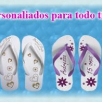 Personalize chinelos com fotos e temas!