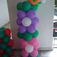 Coluna flores