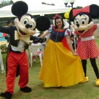 Mickey, Minie e Branca de Neve