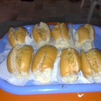 mini hot dog - delicioso!