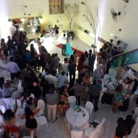 Festa de casamento, olhe a beleza so salo.