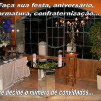 Formatura, anivers�rio, festa de arrecada��o, de final de ano...