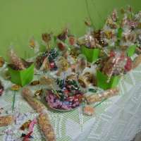 mesa de guloseimas