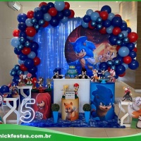 Decorao Sonic - Nick Festas ??
Entre na velocidade da diverso com a decorao do tema Sonic! ?? 