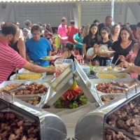Buffet de churrasco a domicilio para eventos www.nossochefe.com.br
