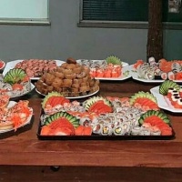 Buffet de sushi em domiclio