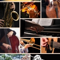 PACOTE COMPLETO: 10 instrumentos, 4 cantores e 1 maestro.