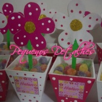 Cachepot flor 